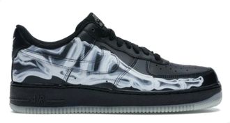 Nike Air Force Low Black Skeleton (Черные) фото