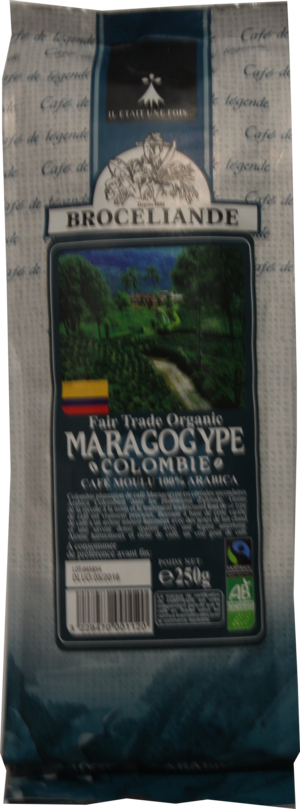 Кофе молотый Broceliande Maragogype Colombie 250 гр.