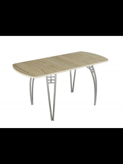 Стол кухонный раздвижной "Пластиковый", подстолье Паук, разные цвета