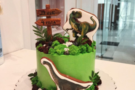 Торт "Парк юрского периода"