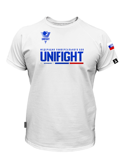 Футболка самбо Универсальный бой BRAVEGARD UNIFIGHT белая