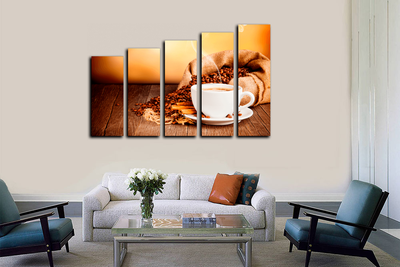 Модульная картина "Отборный кофе"