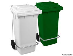 Контейнер Filmop c педалью (зеленый, 120 литров)