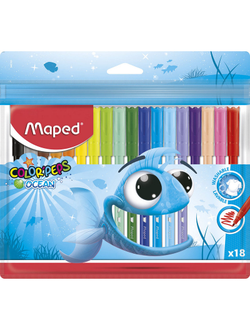 Фломастеры MAPED COLOR-PEPS OCEAN 18 шт. 845721