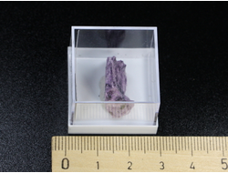 Кеммерерит (родохром) в пластиковом боксе, Россия, Урал №22263