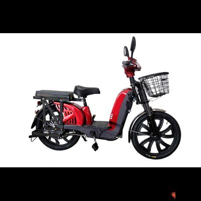 Электромопед GreenCamel Тайфун 17 (48V 12Ah 350W) быстросъем Красный