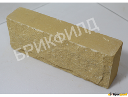 Кирпич полуторный ЕВРО "Дикий камень". Желтый. Кирпичный завод Брик Филд