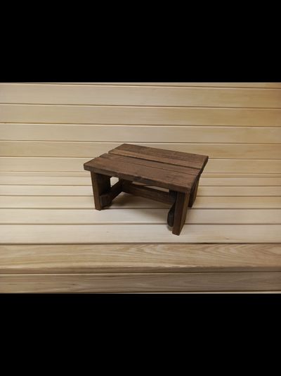 Табурет "НАДЕЖНЫЙ" тонированный (ВЕНГЕ), с покрытием