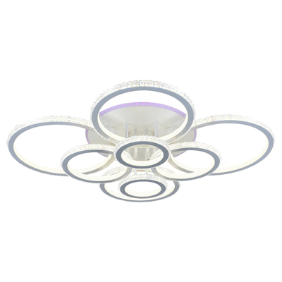 Люстра светодтодная Profit Light 8017/8 WHT 464W+10W RGB