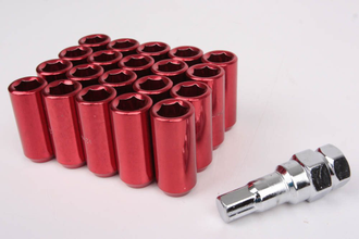 Комплект гаек Max Guard конус 12*1,25 красный HEX внутренний