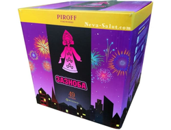 Батарея салютов ЗАЗНОБА БСП1604910 PIROFF | Neva-Salut.com