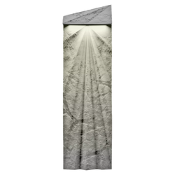 Гипсовый светильник OBSIDIO LEFT (теплый свет)