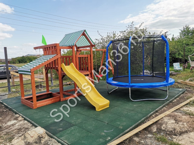 Детская площадка Савушка TooSun 3 Plus с песочницей
