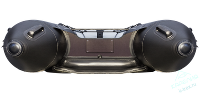 Лодка ПВХ Мастер Лодок Ривьера Гидролыжа 3600НДНД "Комби" Св.Серый / Чёрный