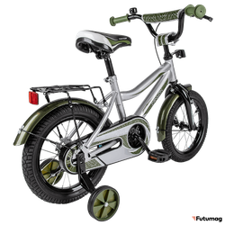 Велосипед TechTeam Canyon 14 серо-зеленый