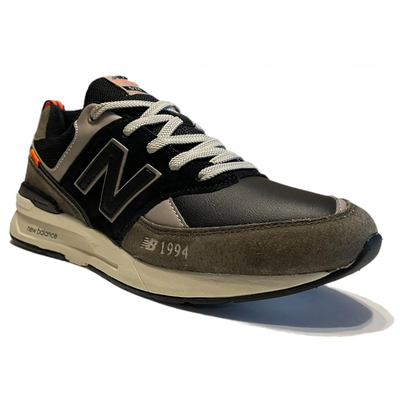 New Balance 574 Dark Olive Blue Grey мужские