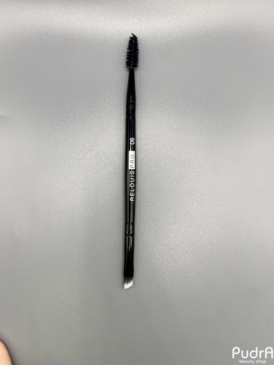 RELOUIS Кисть двусторонняя для бровей PRO №6 Brow&Eyeliner