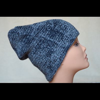 Модная итальянская шапка Италия зима 2019 Визио Vizio 6103 голубая