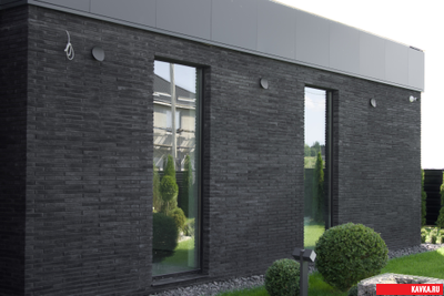 Плитка "ЛОНГБРИК",  цв.Темно-серый, бетон, уп.0,6м2(26шт)(20,3кг)(42уп)