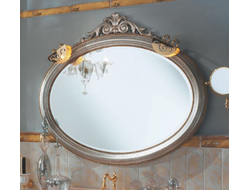 LINEATRE SAVOY Зеркало овальное 118*103*5 в деревянной раме цвет &quot;Сусальное золото&quot;