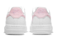 Кроссовки оригинальные Nike Air Force 1 Low (GS) White Pink Foam  бело-розовые