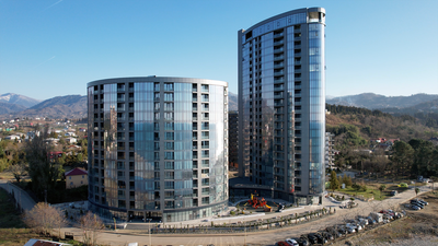 Продаётся квартира 2к, с потрясающим панорамным видом на побережье Чёрного моря, и горы. ЖК Tropical Garden