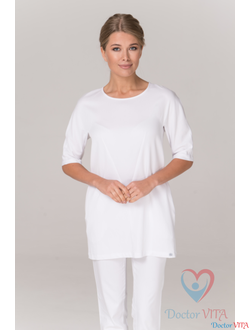 ТУНИКА МЕДИЦИНСКАЯ DR.SUPER "HELEN" БЕЛАЯ