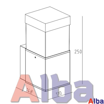 LED светильник садово-парковый 851