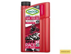 Масло моторное YACCO MVX RACE 4T 15W50 (2л) (332024)