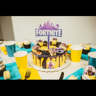 Оформление детского дня рождения в стиле "Fortnite" "№ 1462