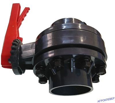 Затвор дисковый 110мм (фланцевое соединение)