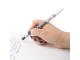 Ручка стираемая гелевая ПИФАГОР, ЧЕРНАЯ, корпус двухцветный, узел 0,5 мм, линия письма 0,35 мм, 142497