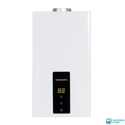 Газовая колонка GENBERG 611.01 NEO белая 11л. (Электронная модуляция пламени)