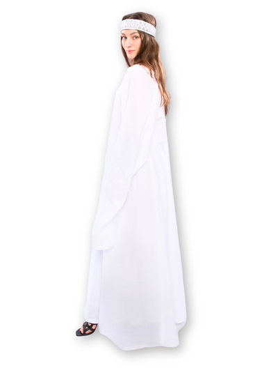 Длиннополое платье "Млечный Путь" из конопли