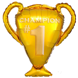 Воздушный шар фольгированный "Золотой кубок"