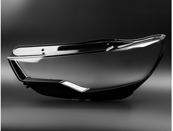 Стекло для фары Audi A6 C7 (2014-н.в.) рестайлинг, левое (L), 1шт