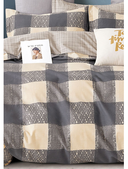 Постельное белье Cleo семейное сатин 150х210х2 230х250х1 50х70х2+5см 70х70х2 41/909-SK