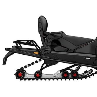 Сиденье пассажира оригинальное BRP 860201380 для BRP LYNX/Ski-Doo