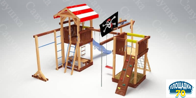 Купить Детская площадка Савушка 17 в Омске