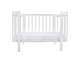 Кроватка детская продольный маятник Pituso Olivia Белый-Белый