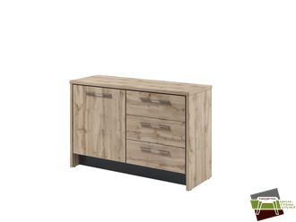 Тумба с дверью и 3 ящиками Т-12-01 1494*520*970 (Ш*Г*В)