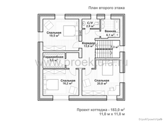 план К/1-183z 2 этаж
