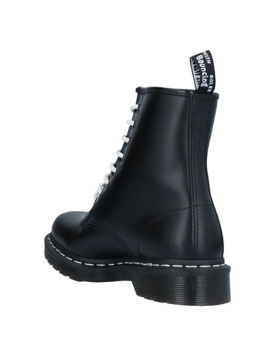 Ботинки Dr. Martens 1460 черные с белым