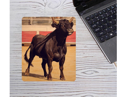 Коврик для мышки с символикой "Быка" №1