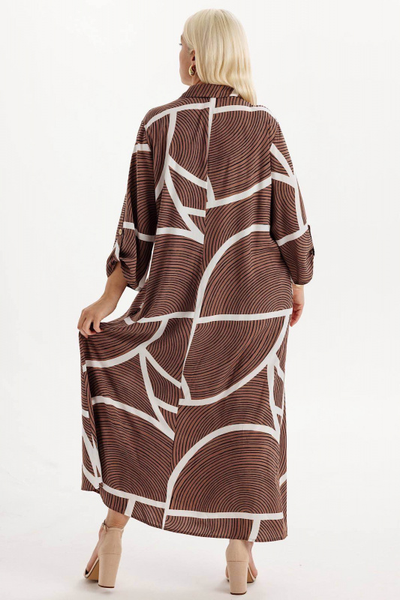Платье-Сарафан 6145-01 кофе