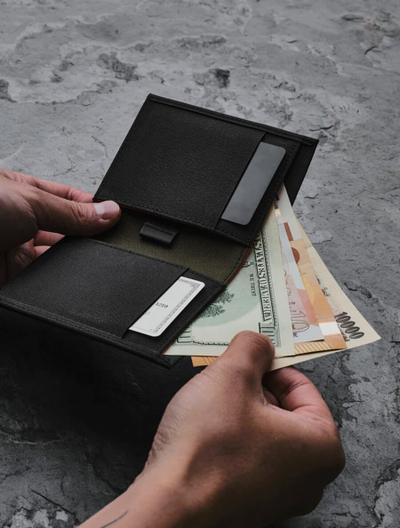 Кошелек Alpaka Ark Bifold Cash Wallet Axoflux 300D Black фото 5