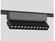 Светильник светодиодный трековый для шинопровода Magnetic Ultra Slim GV 1474 BK черный IP20 12W 4200K 48V 24° 230*26*80