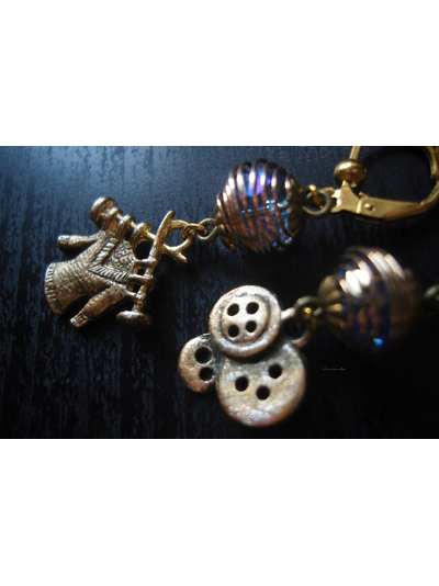 Серьги "Швейная магия"