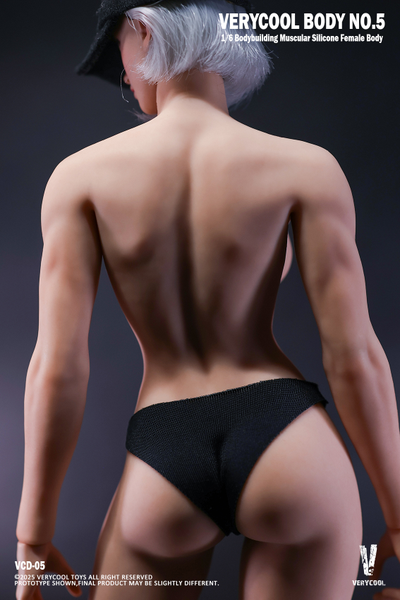 ПРЕДЗАКАЗ - Мускулистое бесшовное женское тело - Коллекционная фигурка 1/6 Silicone Female Body Bodybuilding Muscular Physique Natural Skin Tone (VCD-05B) - VERYCOOL  ?ЦЕНА: 9900 РУБ.?