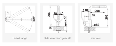 Смеситель Blanco Mila-S